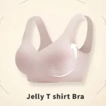 OEAK Women Jelly Bras No Underwire Scalloped Push Up Buttery Soft Tshirt Bra Seamless Full Coverage Convertible Everyday Bra