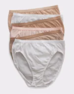 Hanes Women's Underwear Pack 10-Pack Full-Coverage Cotton Blend Panties Moisture-Wicking Underwear for Women - Image 3