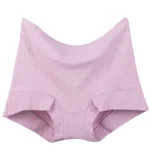 Vevmon Cotton Underwear for Women High Waisted Full Coverage Briefs Soft Ladies Panties 5 Pack