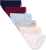 Amazon Essentials Women's Cotton Spandex Bikini Brief Underwear Available in Plus Size