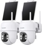 Cinnado 2K Home Security Cameras-2.4Ghz WiFi Indoor Camera with 360° Motion Detection for Pets/Nanny/Baby/Dog, 2 Way Audio, 24/7 SD Card Storage, Cloud Storage, Works with Alexa & Google Home, D1 4P - Image 2