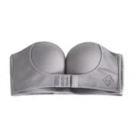 Upushall Strapless Bra Push Up Non Slip Deep V Plunge Underwire Bras for Women Super Padded Add 1 Cup