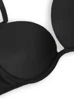 Upushall Strapless Bra Push Up Non Slip Deep V Plunge Underwire Bras for Women Super Padded Add 1 Cup - Image 3