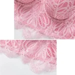 Upushall Strapless Longline Bras for Women Lace Push Up Padded Underwire Bra with Convertible Straps - Image 2