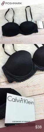 Calvin Klein Women's Perfectly Fit Strapless Convertible Push-Up Bra - Image 3