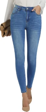 GRAPENT Skinny Jeans for Women High Waist Stretchy Classic High Rise Slimming Jeggings Denim Trousers Pants