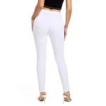 FISCLOSIN Womens High Waist Stretch Jeans 5 Button Push Up Butt Lifting Skinny Colombian Jeans - Image 2