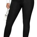 KUNMI Womens Classic High Waisted Skinny Stretch Butt Lifting Jeans Slim Fit Denim Pants