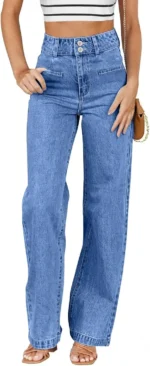 Sidefeel Jeggings for Women High Waisted Tummy Control Skinny Jeans Stretchy Butt Lifting Knit Denim Pants