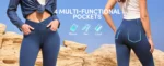 IUGA Capri Jeans for Women Stretchy Jean Capris Pull On Jeggings High Waisted Denim Capri Leggings Casual Pants with Pockets - Image 3