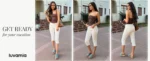 luvamia Jean Capri Pants for Women High Waisted Ripped Skinny Jeans Stretchy Denim Capris Cropped Jeggings with Pockets - Image 2