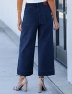 luvamia Cropped Jeans for Women Skinny Trendy High Waisted Distressed Ripped Stretchy Denim Pants Destroyed Jeggings - Image 3