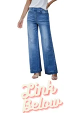 GRAPENT Skinny Jeans for Women Trendy High Waisted Pull On Elastic Waist Soft Stretchy Denim Pants Sweatpant Jeggings - Image 2