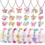 Toddler Girl Toys for Ages 5-7 Littler Girls Jewelry Set,51Pcs Kids Toy for Girls Age 8-10 Clip on Earrings,Princess Toys Adjustable Ring,Girl Toy Age 3 4 5 6-8 Year Old Birthday Christmas Gifts - Image 2