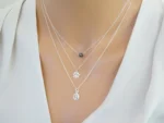 99 Pcs Silver Plated Jewelry Set for Women - Includes 9 Layered Necklaces, 16 Bracelets, 43 Hoop/Stud/Cuff Earrings & 22 Silver Rings - Image 3