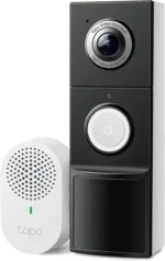 Tapo 2K Wireless Smart Video Doorbell with Chime - 160° Ultra-Wide View,Person Detection, Ring Call, 2-Way Audio, Subscription-Free Local Storage/Optional Cloud, Motion Only Alert, D210 - Image 2