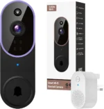 Orbitell 1080p Wireless Wi-Fi Video Doorbell Camera with Two Way Audio, Night Vision, Cloud Storage, Smart AI Motion Detection, Support 2.4GHz Wi-Fi only - Image 3