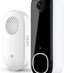 Arlo Video Doorbell 2K (2nd Gen), Wireless or Wired, Package Detection, Person & Vehicle Recognition, 1-Month Secure Plan, 2-Way Audio, Night Vision, Head to Toe Video View