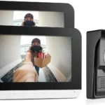 Wireless Smart Video Doorbell Intercom System, WiFi 1080P Video Doorbell Camera with Monitor, Video Door Phone with 7"Touch Screen, Motion Detection, No Subscription, APP Control