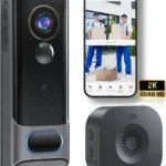 Doorbell Camera Wireless,2K FHD Head-to-Toe Video, no Subscription,Two-Way Talk, Smart Home Video Doorbell with Chime,Battery Powered,Motion Detection & Alerts,Works with Alexa & Google(2.4G WiFi)