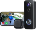 XTU Battery Doorbell, 180° Head-to-Toe Video, Live View with Two-Way Talk, No Monthly Fee, 2.4G Wi-Fi with Chime, Local/Cloud Storage, Human Detection, Compatible with Alexa & Google Home - Image 3