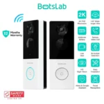 BOTSLAB 2K Doorbell Camera Wireless with Head-to-Toe View, No Monthly Fee, Video Doorbell with 2-Way Audio, Human Detection, Package Recognition, 150 Day Battery Life, Easy Installation, 2.4Ghz WiFi - Image 2
