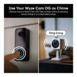 WYZE Video DOORBELL V2 Security Camera - Black - Image 3