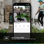 Chamberlain myQ Video Doorbell | 2K Camera, Battery/Wired, Color Night Vision, Live with 2-Way Talk, Motion Detection & Real-Time Alerts, 150 Deg Wide View, Black - Image 2