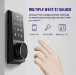 Wireless Video Doorbell w/Smart Lock Set - Incl. Chime, Dual Cameras, 5MP 3K QHD, 2" Screen & 32GB eMMC, Motion Detection & Real-time Alert, 2-Way Audio, Door Bell and Keyless Entry Front Door Lock - Image 2