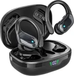 HAOYUYAN Wireless Earbuds, Sports Bluetooth Headphones, LED Power Display Ear Buds with 80Hrs Playtime, Noise Canceling Headset, IPX7 Waterproof Earphones for Workout/Running - Image 2