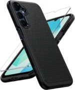 LeYi for Samsung Galaxy A17/A16-5G Phone Case: Samsung A17 Case with Screen Protector [2 Packs], Camera Cover, Military-Grade Heavy Duty Active Outdoor Protection para Galaxy A 17 5G Case, Black
