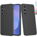Silicone Case for Samsung Galaxy S25 FE, Durable and Stylish Drop Tested Soft Silicone Gel Rubber Slim Fit Shockproof Protection Phone Cover for Samsung Galaxy S25 FE 5G (Blue)