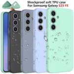 Silicone Case for Samsung Galaxy S25 FE, Durable and Stylish Drop Tested Soft Silicone Gel Rubber Slim Fit Shockproof Protection Phone Cover for Samsung Galaxy S25 FE 5G (Blue) - Image 3