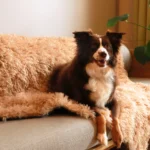 PupProtector™ Luxe Waterproof Faux Fur Blanket - Plush Sheep Tan - Image 2