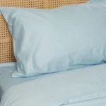 PupSheets™ Hair Resistant, Antimicrobial & Cooling Duvet Cover and Sham Set - Sky Blue - Image 2