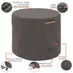 Ravenna All-Weather 34 Inch Round Air Conditioner Cover - Image 3