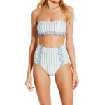 Seafolly Summer Stripe Bandeau Bikini