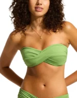 Seafolly Summer Stripe Bandeau Bikini - Image 3