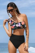 CUPSHE Ruffle Off-Shoulder Bikini Set - Image 3