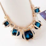Clara Fashion Crystal Statement Necklace Set - Image 3