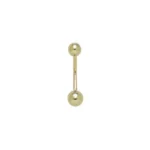 Industrial Strength 14K Gold Belly Button Ring
