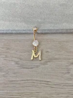 Industrial Strength 14K Gold Belly Button Ring - Image 3