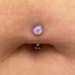 Crazy Piercing UV Acrylic Belly Button Ring - Image 2