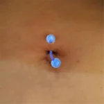 Crazy Piercing UV Acrylic Belly Button Ring - Image 4