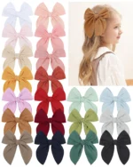 Crazie Kids Hair Bow Set 24-Piece Assorted - Image 4