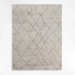 Crate & Barrel Moroccan-Inspired Wool Rug