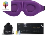 MZOO Sleep Eye Mask 3D with Earplugs - Image 2