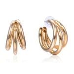 Alex Mika Statement Resin Hoop Earrings