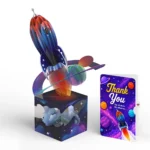 Rocket Ship Thank You Unboxed Pop-Up Paper Sculpture and Sentiment Set