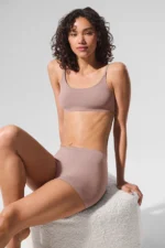 Sheer Glow Bra - Taupe - Image 2